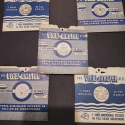 13 Vintage Viewmaster Reels