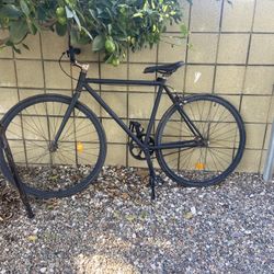 Black Fixie Bike