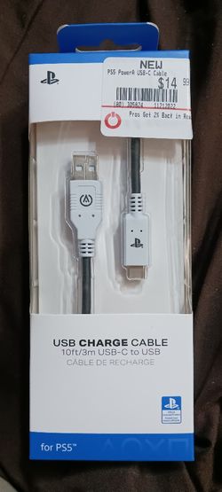 Play Station 5 USB C Cable 10 Feet