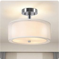 Ganiude 3-Lights Semi Flush Mount Light