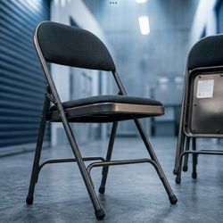 $19 EACH — 32 AVAILABLE — Commercial Padded Folding Chairs