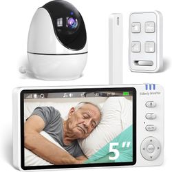 Elderly Monitors With Camera And Audio, Two-Way Talk Room Monitors For Elderly