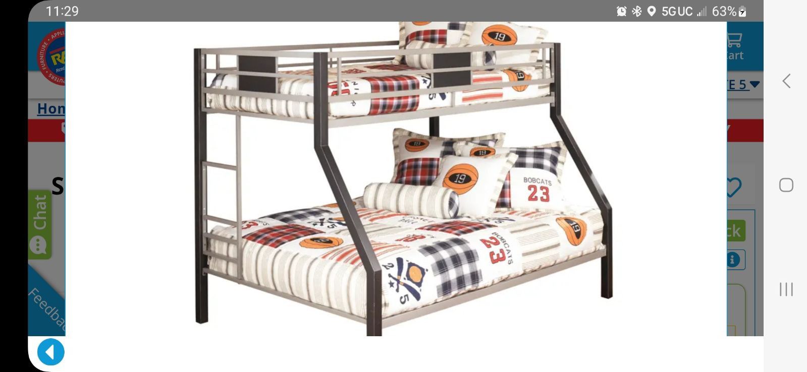 Twin/Full Size Mattress Bunk Bed