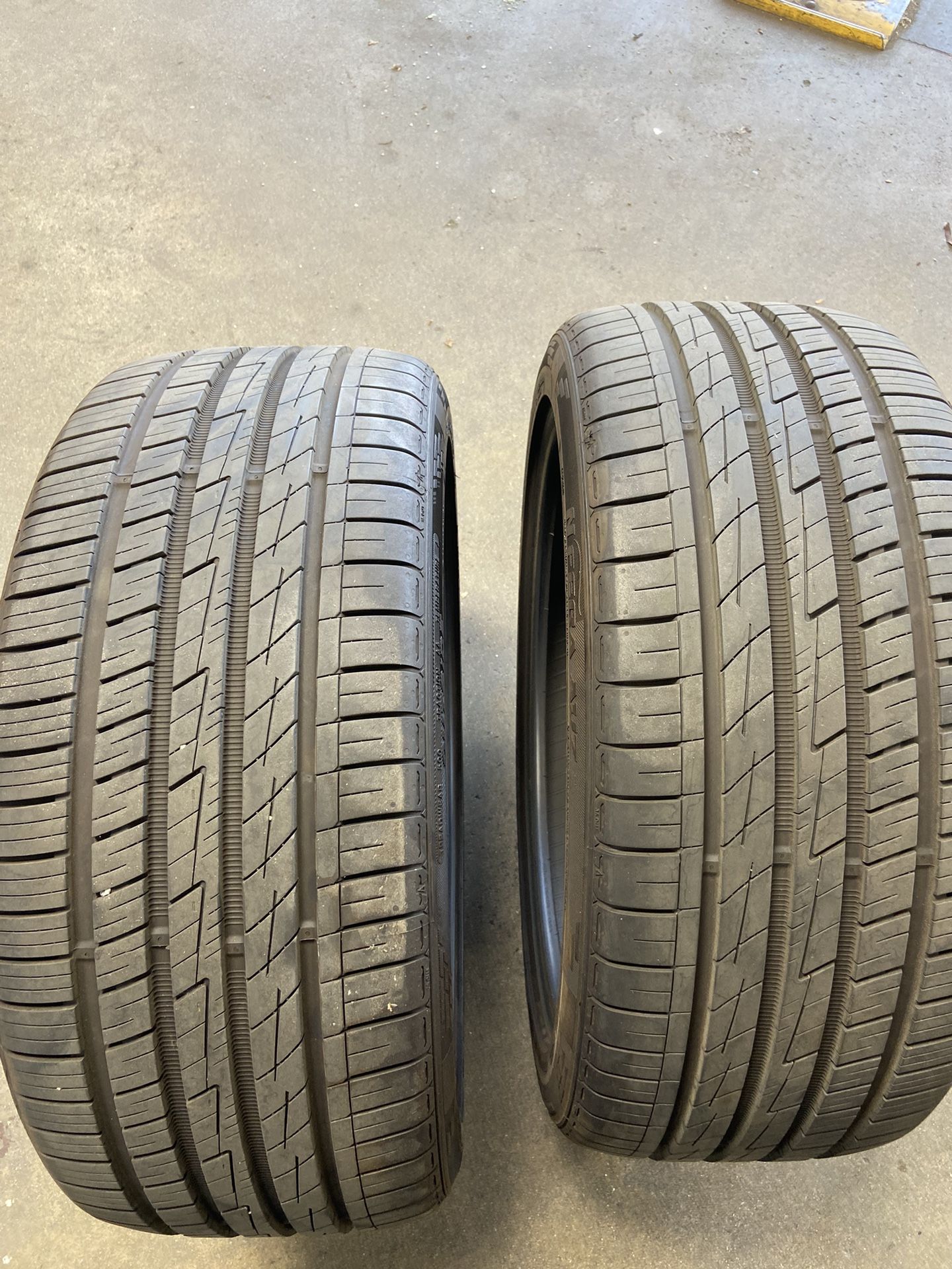 245/40/19 Nexen N’Fera AU7 2 Tires 99% Tread Life