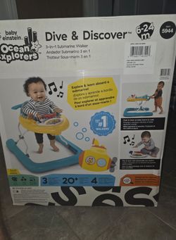 Baby Einstein Dive and Discover 3-in-1 Submarine Baby Walker