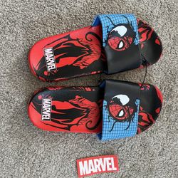 Spiderman/Venom Slides- Mens 9