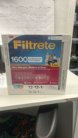 3M 1600 Filtrete Filters 4pack