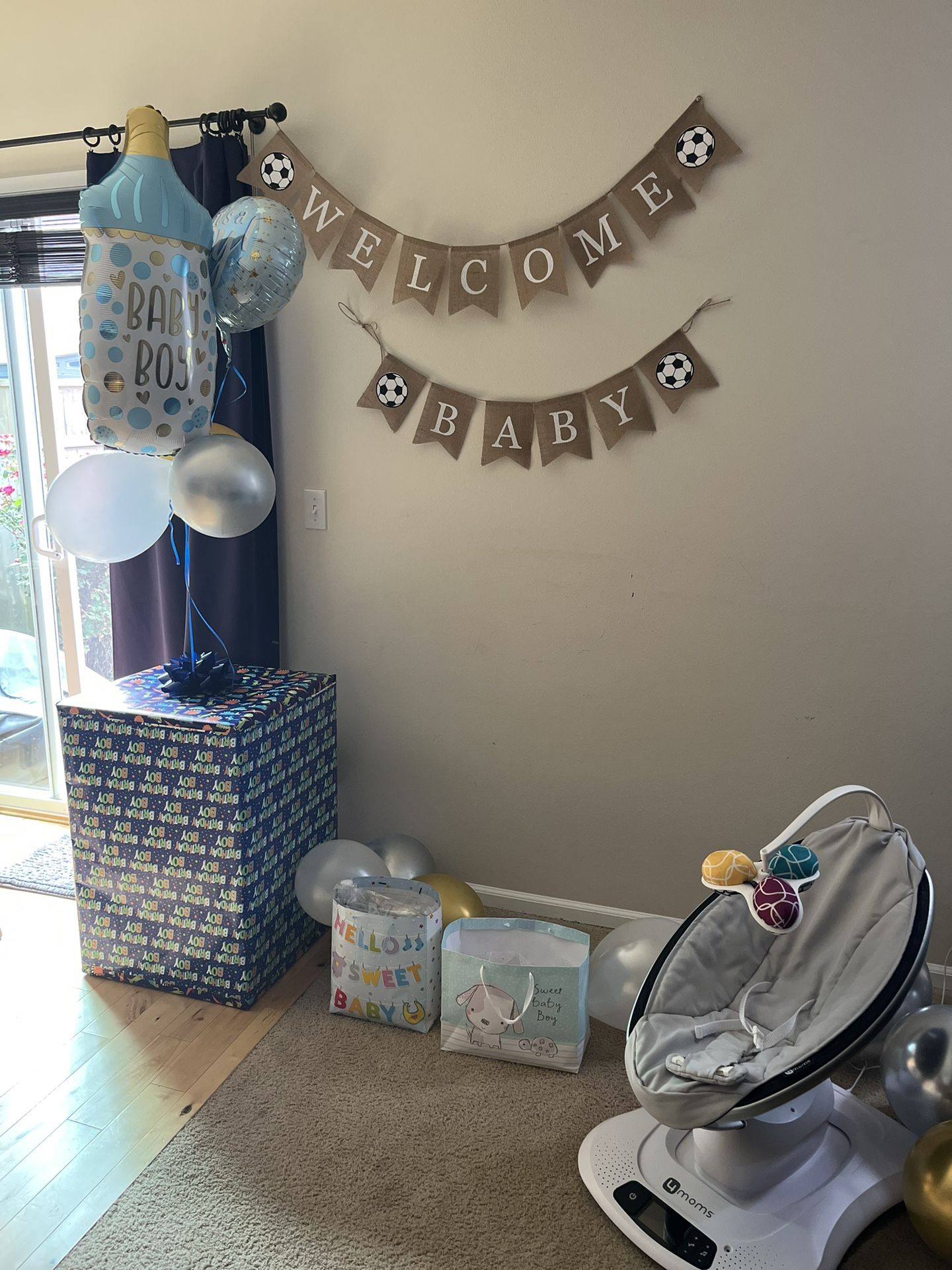 changing table, crib, mobile for $90