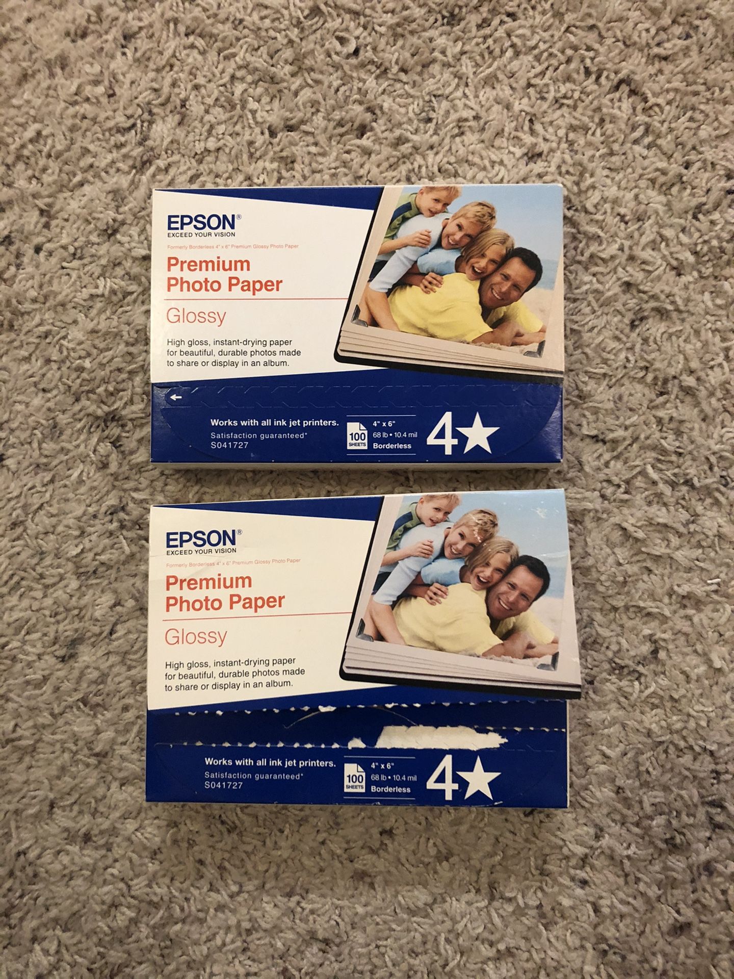 EPSON PREMIUM 4 x 6 GLOSSY PHOTO PAPER
