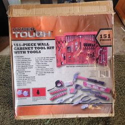 Locking Tool Cabinet With Tools