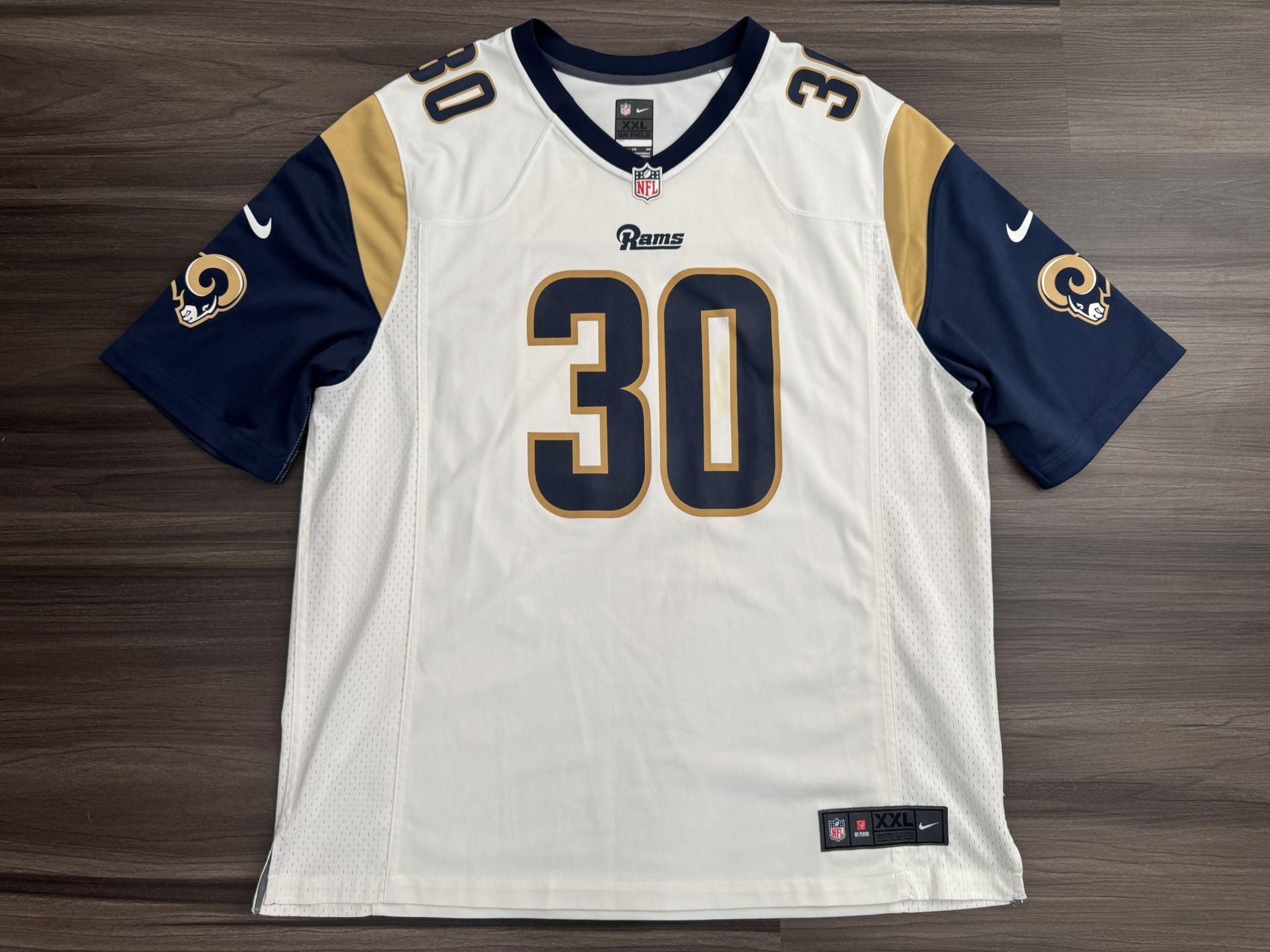 Nike St. Louis Los Angeles Rams Todd Gurley II Away Game Jersey Men’s 2XL XXL