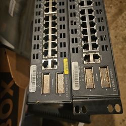 Two Cisco Catalyst 2948G-L3 Switches