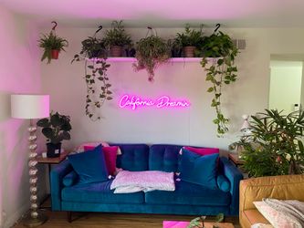 Teal MCM sofa