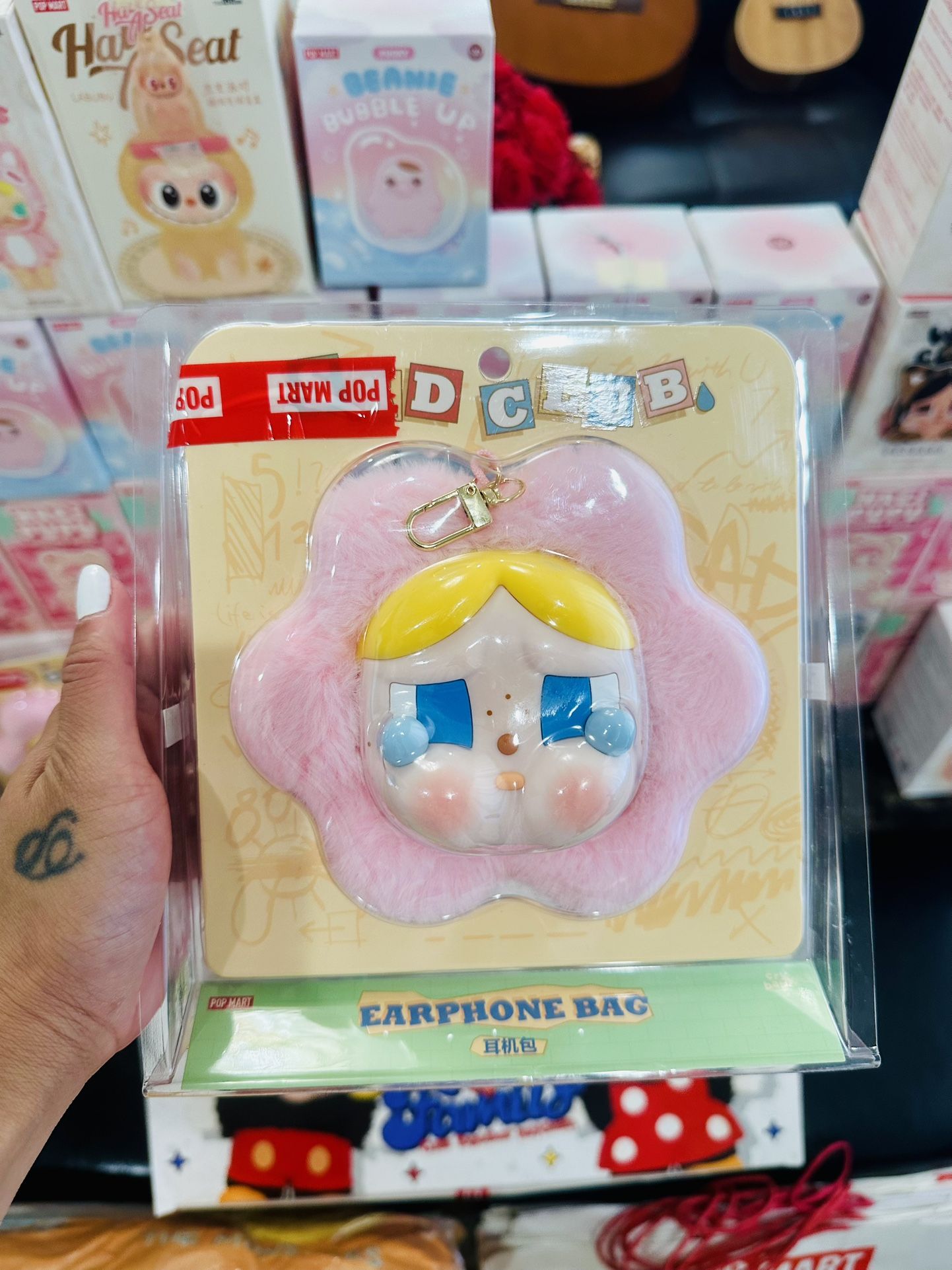 Sad Club Ear Phone Bag Authentic Popmart