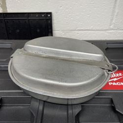 Vintage 1945 Military Mess Kit With Utensils 