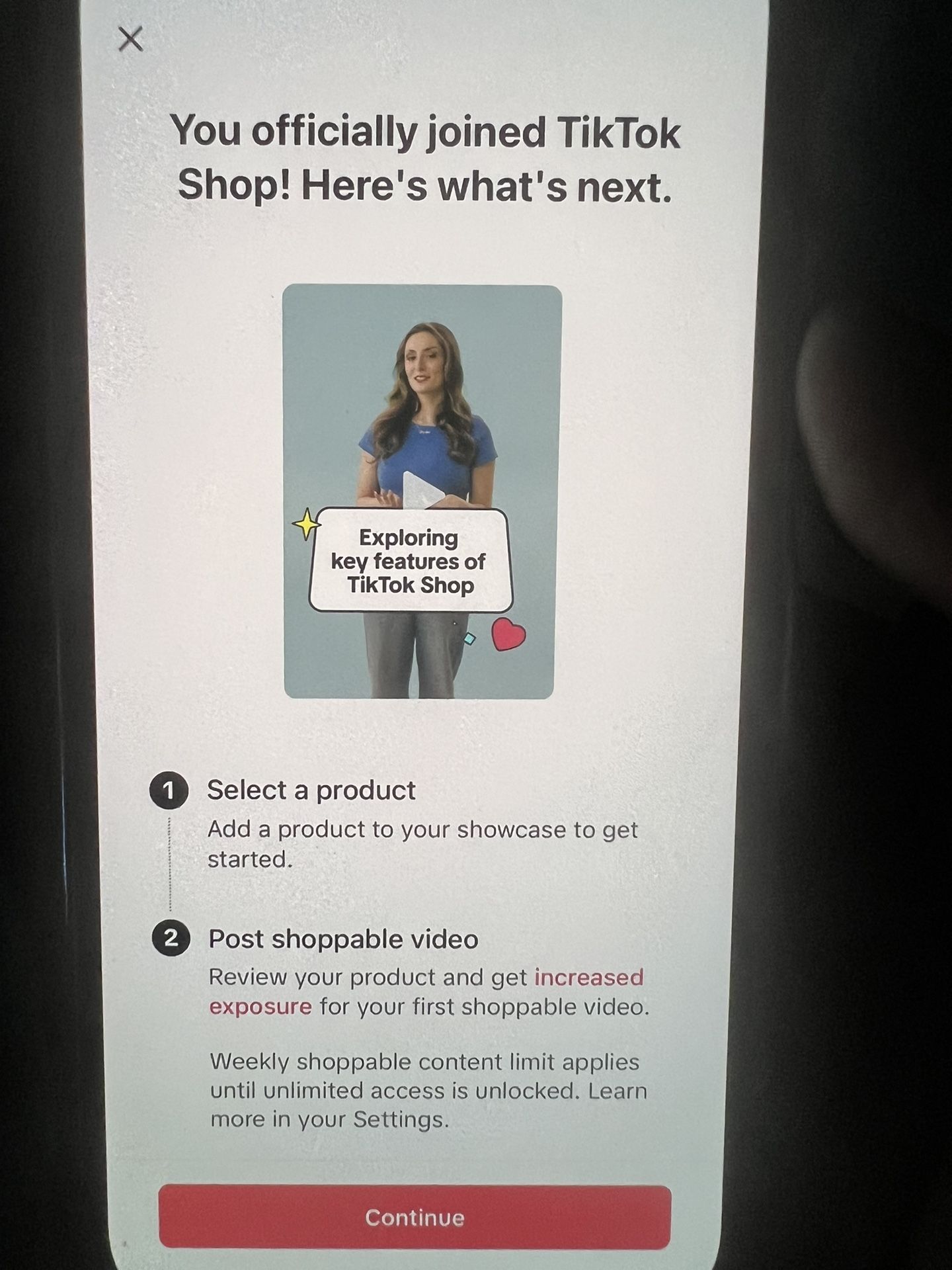 One New Approved TikTok Shop Affiliate Account To Start Earning