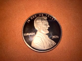 Lunacy 2026 "In Odd We Trust" 1 oz copper Coin
