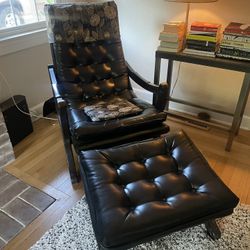 1950s Chair and Ottoman 
