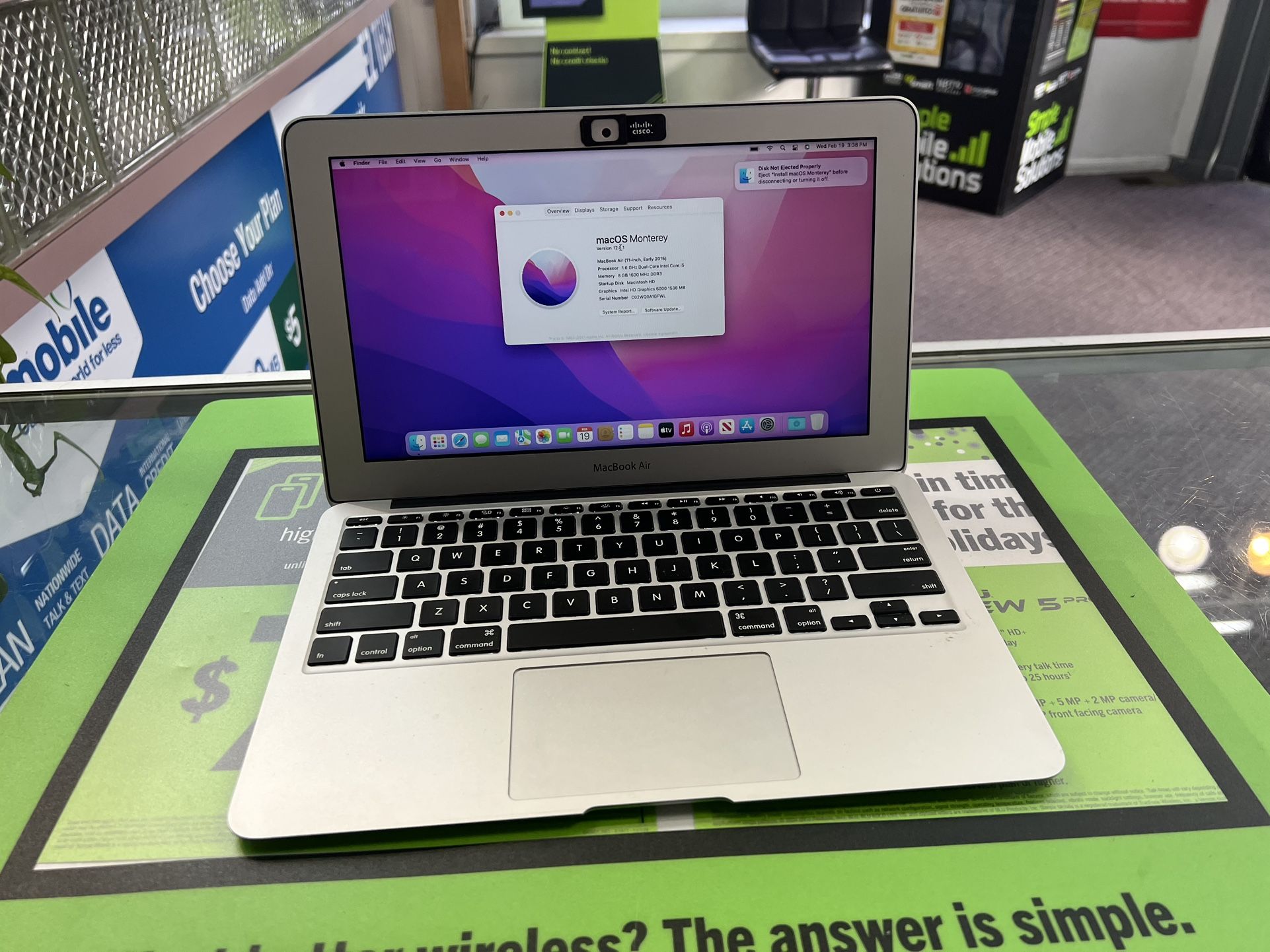 macbook air 11” 2015