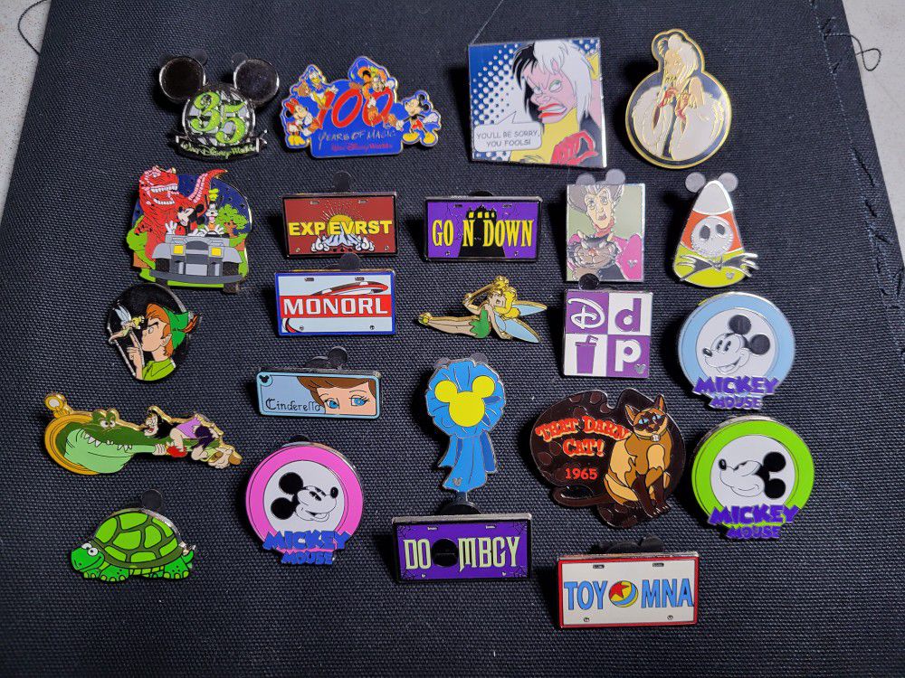23 Assorted Disney Collector Pins 
