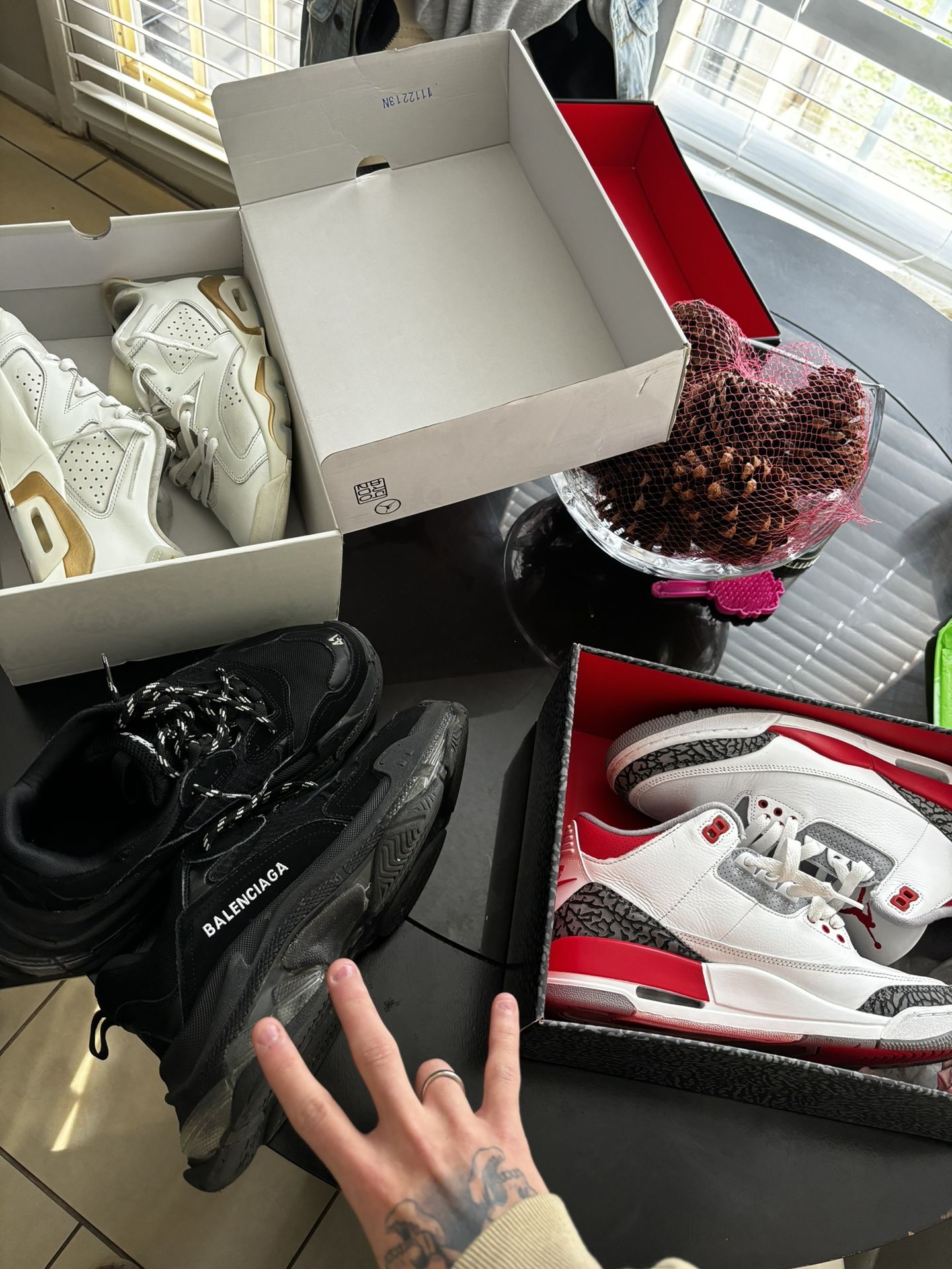 Balenciagas Jordan 3s & Jordan 6s