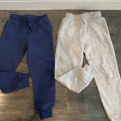 H&M Boys Fleece Joggers Very Lightly Used Size 7