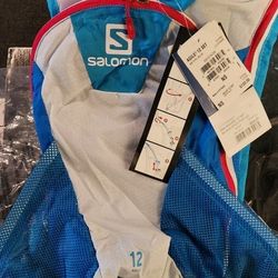 NWT SALOMON Agile 12 Hydration Backpack, Set Blue