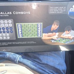 Dallas Cowboys Checkers Game 