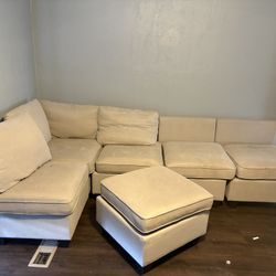 Beige Sectional 