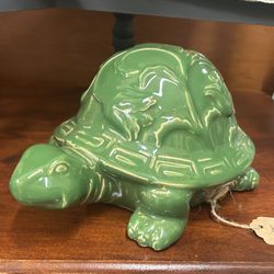 Cute Large Ceramic Turtle Figurine