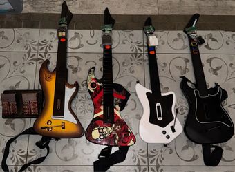 GUITAR HERO LIVE ROCK BAND VIDEO GAME CONTROLLER PLAYSTATION PS2 PS3 PS4 PS5 NINTENDO WII XBOX 360