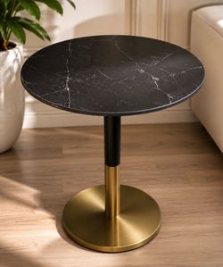 Black and gold table