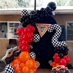 Monster Jam Balloon Garland