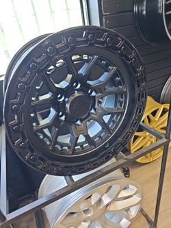 17x9 Lock Offroad Rims 6 lug 6x139 6x5.5 on new tires 265 70 17