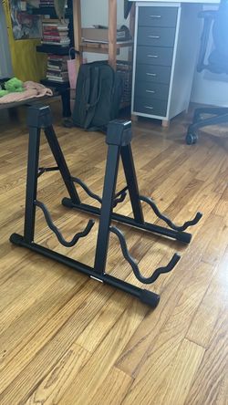 Double Guitar Stand A-Frame Floor Stand