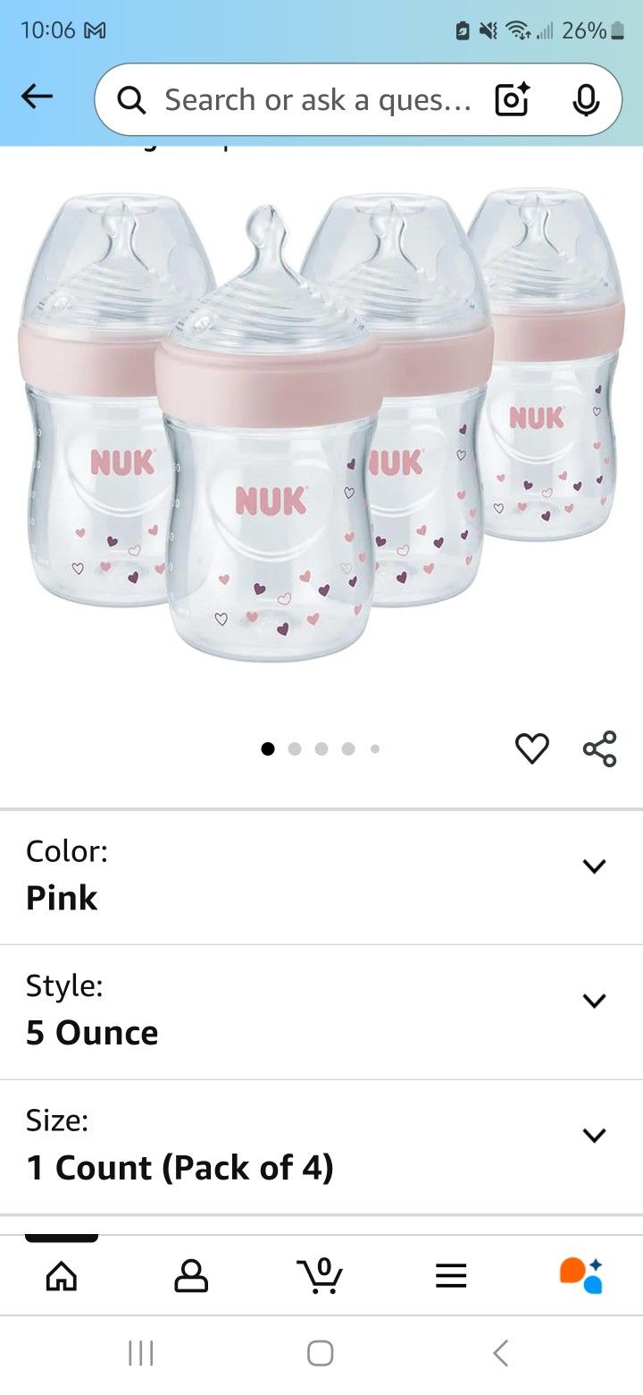Baby Bottles Nuk