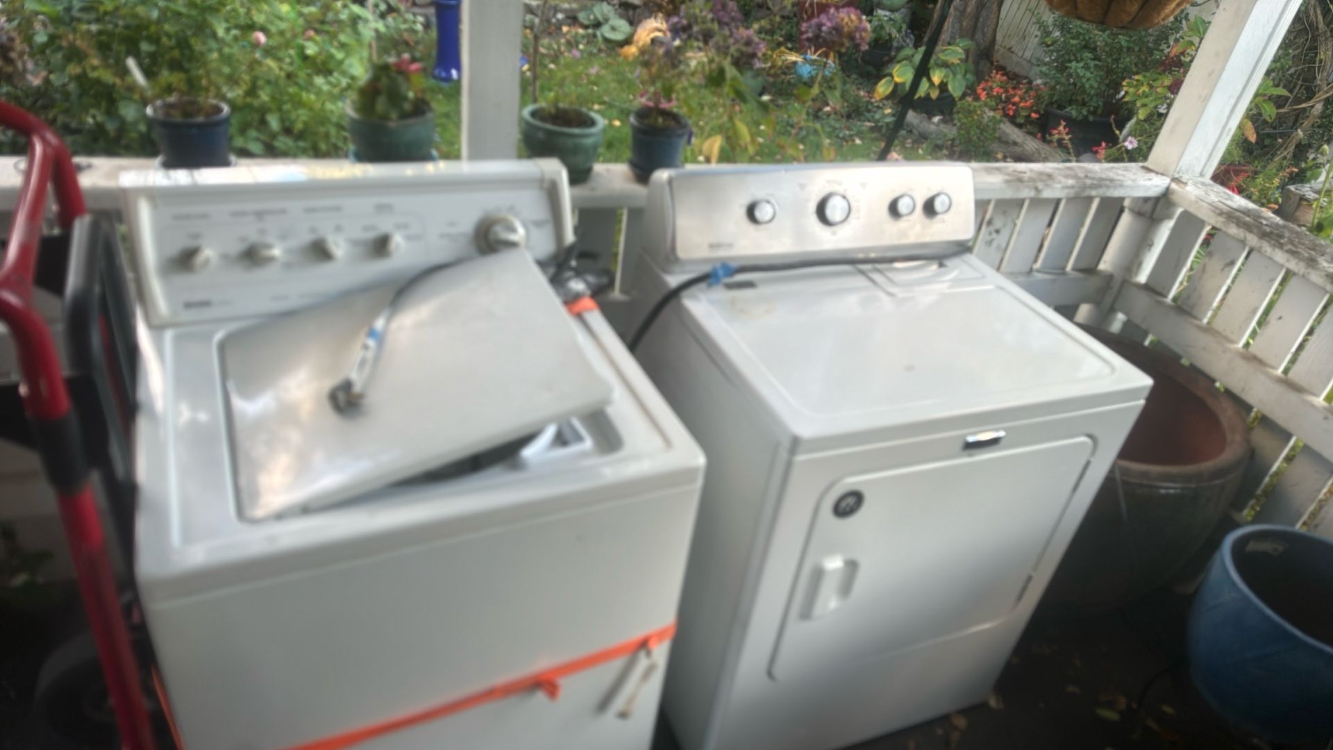 Kenmore 80 series washer, Maytag commercial technology dryer