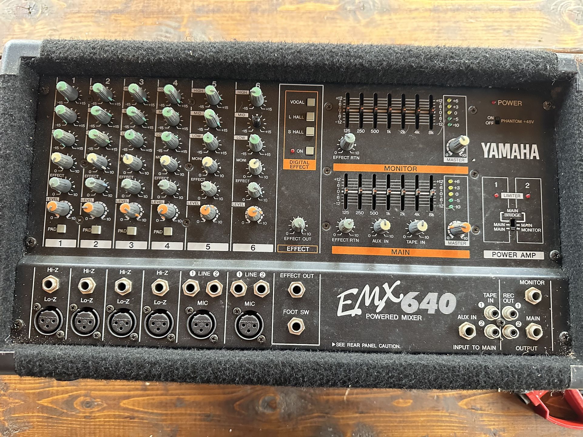 EMX 640 Yamaha Mixer