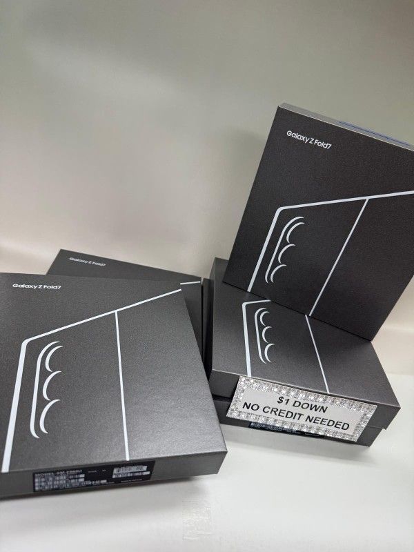 Samsung Galaxy Z Fold 7 5G New - Only $1 Today Pay The Rest Later!