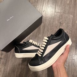 Rick Owen Vans ‘Black Leather’