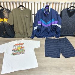 A Variety Set Of Men’s Different Style And Designer Size Large Clothing Sey