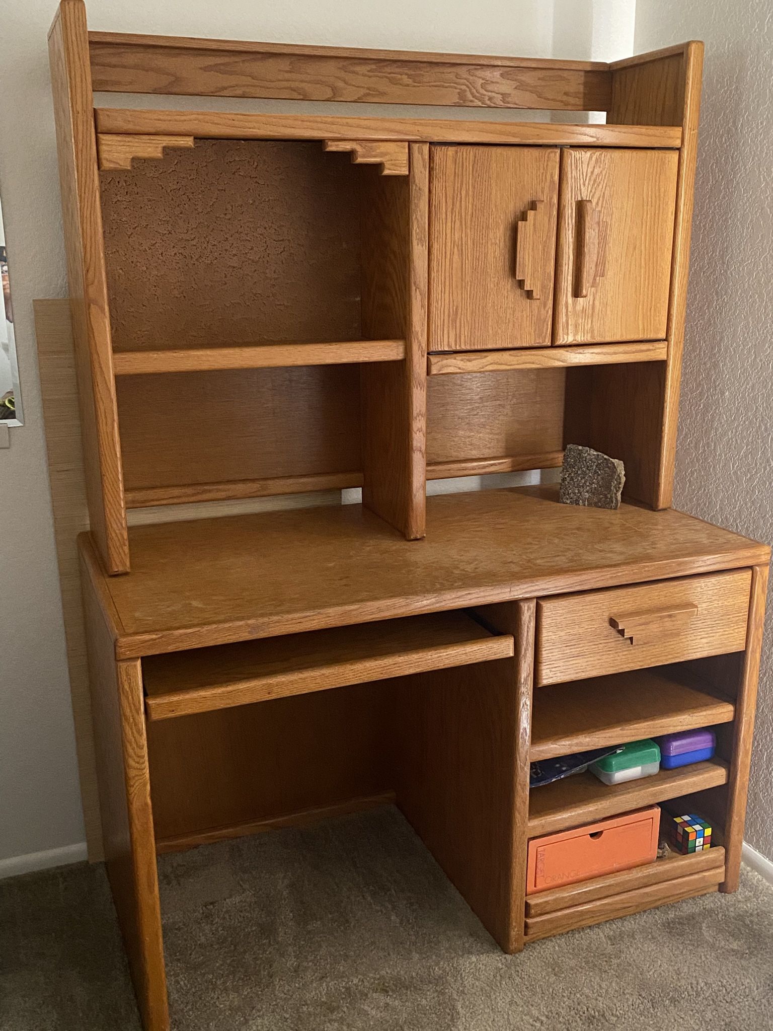 SOLID OAK DESK