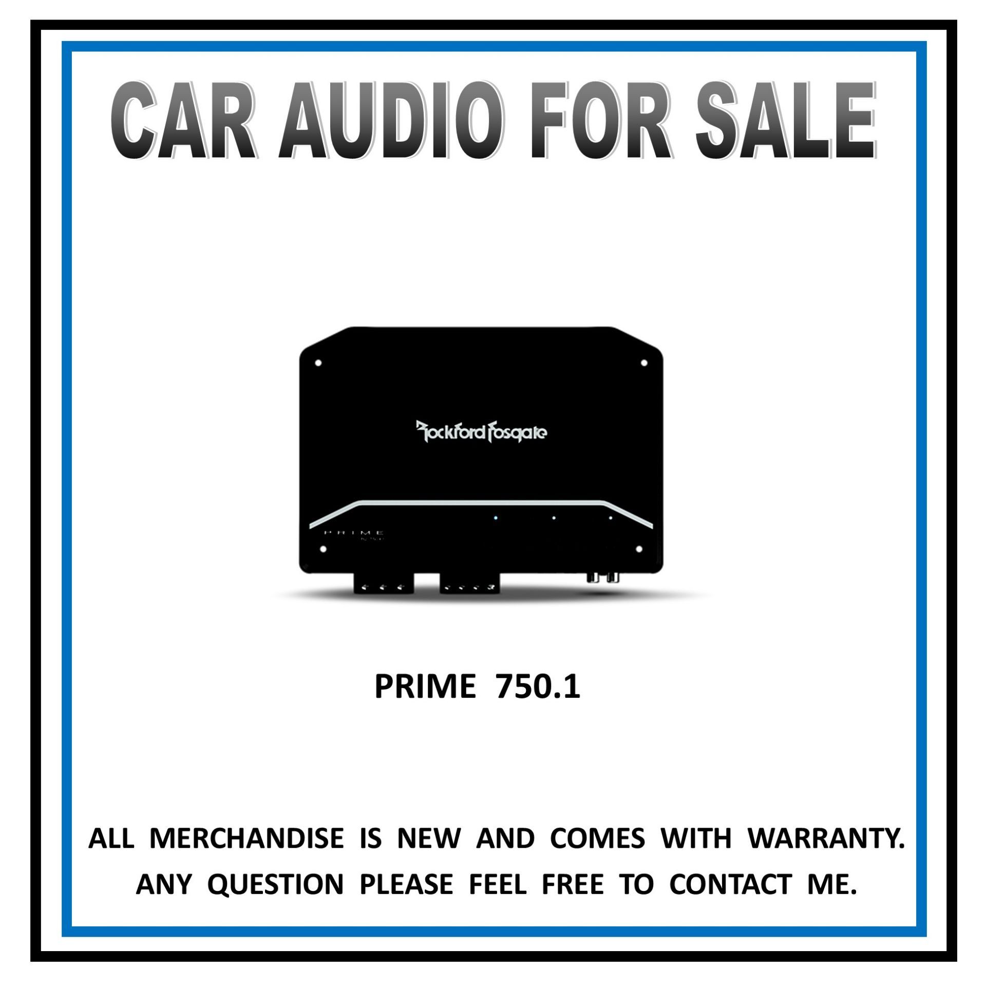 Fosgate prime 750 w monoblock