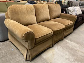 BASSETT Light Brown 3-Seat Sofa