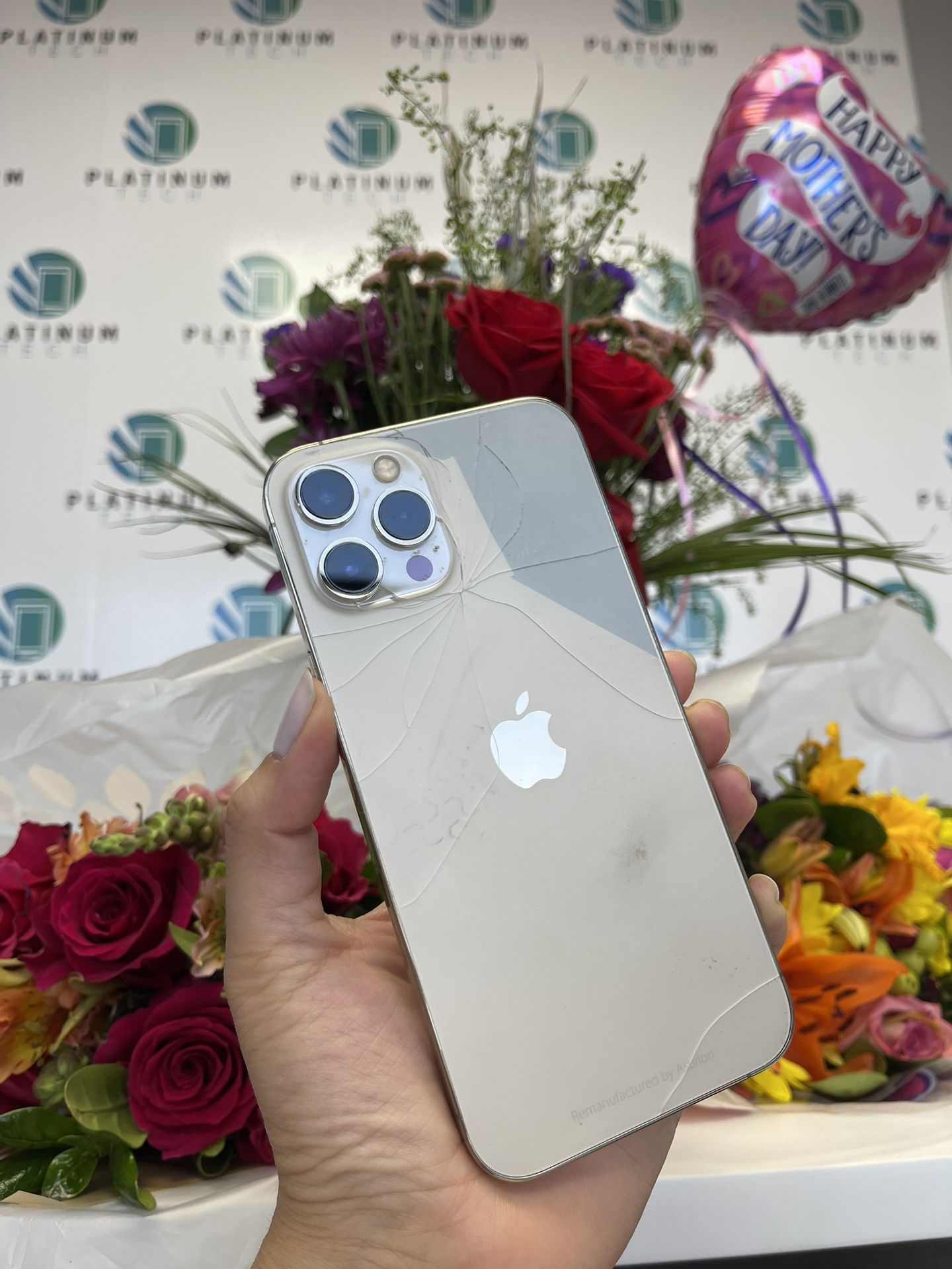 MOTHERS DAYS 🛍️💖 iPhone 12 Pro Max, Unlocked, 128 Gb, BH 100%, Crack Back $230