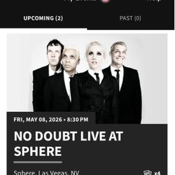 NO DOUBT 5/8 SOLD OUT SHOW AT THE SPHERE