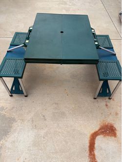 Four Seat Fold Out Camping Table