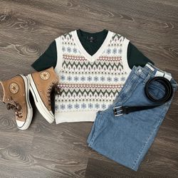 Kids Abercrombie Sweater Vest 