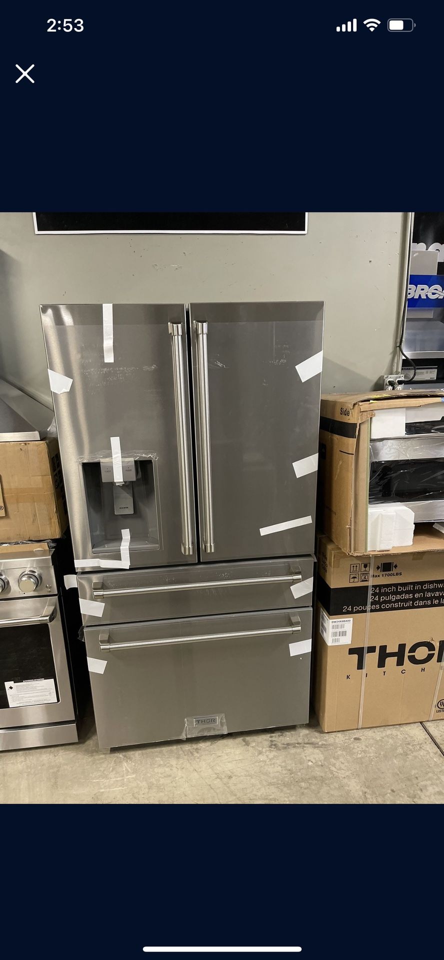 Thor Counter Depth Refrigerator -new