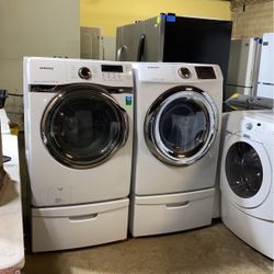 Samsung Washer And Gas Dryer Set. Ablo Español 